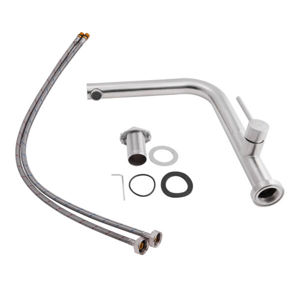 Змішувач для кухні Qtap Zdenek QTZDN9032103FC Brushed Nickel PVD Змішувач для кухні Qtap Zdenek QTZDN9032103FC Brushed Nickel PVD