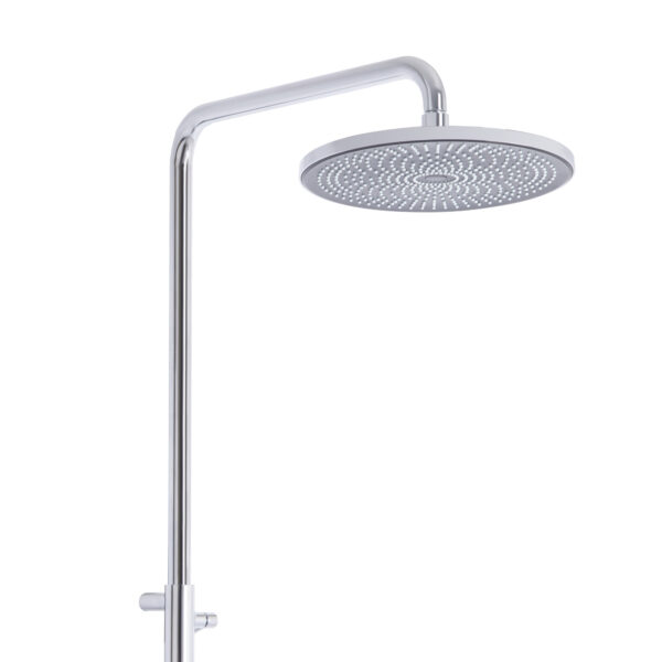 Душевая система универсальная Qtap Sloup термостатическая на два потребителя QTSL57103ONC Chrome Душова система універсальна Qtap Sloup термостатична на два споживачі QTSL57103ONC Chrome