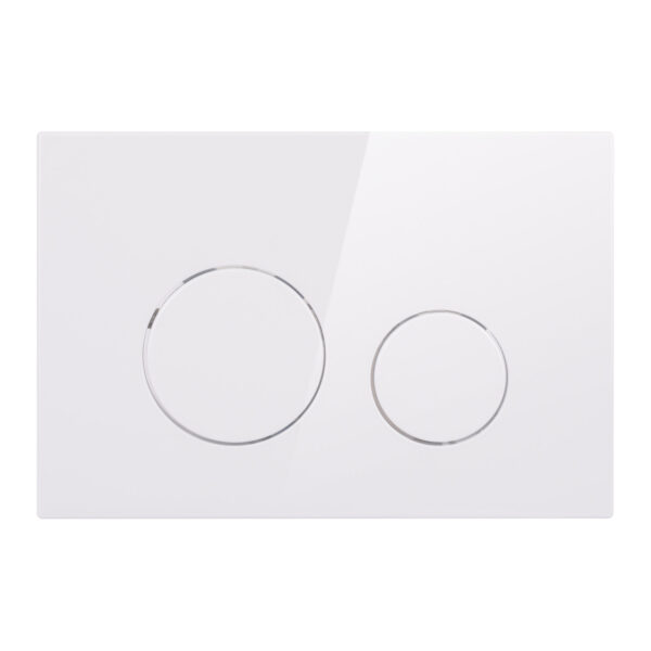 Панель смыва для унитаза Qtap Nest QT0111M11110W Панель змиву для унітаза Qtap Nest QT0111M11110W