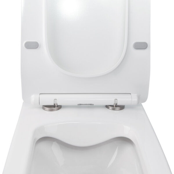 Готове рішення Qtap для ванної кімнати: підвісний унітаз Crow Rimless 520х360х290+ комплект інсталяції Nest 4 в 1 (лінійна клавіша