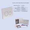 Готове рішення Qtap для ванної кімнати: підвісний унітаз Crow Rimless 520х360х290 + комплект інсталяції Nest 4 в 1 (кругла клавіша