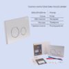 Готовое решение Qtap для ванной комнаты: подвесной унитаз Swan Rimless 520х360х320 + комплект инсталляции Nest 4 в 1 (круглая клавиша Готове рішення Qtap для ванної кімнати: підвісний унітаз Swan Rimless 520х360х320 + комплект інсталяції Nest 4 в 1 (кругла клавіша