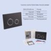Готовое решение Qtap для ванной комнаты: подвесной унитаз Swan Rimless 520х360х320 + комплект инсталляции Nest 4 в 1 (круглая клавиша Готове рішення Qtap для ванної кімнати: підвісний унітаз Swan Rimless 520х360х320 + комплект інсталяції Nest 4 в 1 (кругла клавіша