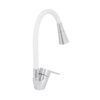 Смеситель для кухни Lidz Tani 008F3 с гибким изливом (k40) LDTAN008F3WCR37037 Chrome/White Змішувач для кухні Lidz Tani 008F3 з гнучким виливом (k40) LDTAN008F3WCR37037 Chrome/White