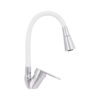 Смеситель для кухни Lidz Tani 008F3 с гибким изливом (k40) LDTAN008F3WCR37037 Chrome/White Змішувач для кухні Lidz Tani 008F3 з гнучким виливом (k40) LDTAN008F3WCR37037 Chrome/White