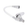 Смеситель для кухни Lidz Tani 008F3 с гибким изливом (k40) LDTAN008F3WCR37037 Chrome/White Змішувач для кухні Lidz Tani 008F3 з гнучким виливом (k40) LDTAN008F3WCR37037 Chrome/White
