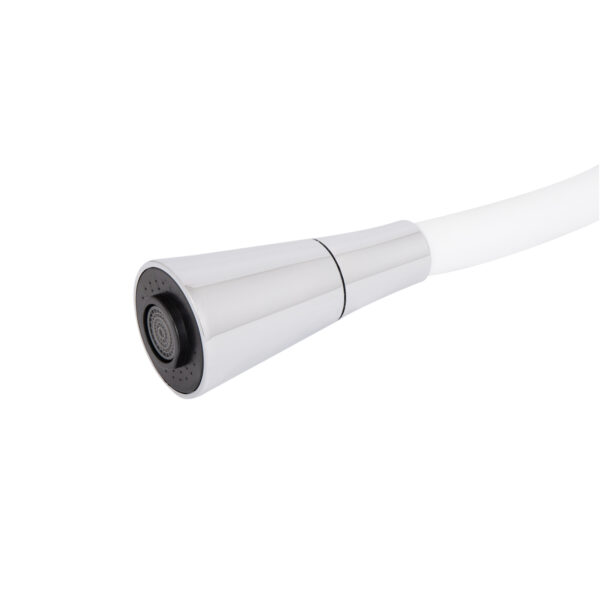 Смеситель для кухни Lidz Tani 008F3 с гибким изливом (k40) LDTAN008F3WCR37037 Chrome/White Змішувач для кухні Lidz Tani 008F3 з гнучким виливом (k40) LDTAN008F3WCR37037 Chrome/White