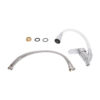 Смеситель для кухни Lidz Tani 008F3 с гибким изливом (k40) LDTAN008F3WCR37037 Chrome/White Змішувач для кухні Lidz Tani 008F3 з гнучким виливом (k40) LDTAN008F3WCR37037 Chrome/White