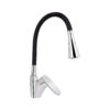 Смеситель для кухни Lidz Tani 007F3 с гибким изливом (k40) LDTAN007F3BCR37649 Chrome/Black Змішувач для кухні Lidz Tani 007F3 з гнучким виливом (k40) LDTAN007F3BCR37649 Chrome/Black