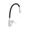 Смеситель для кухни Lidz Tani 007F3 с гибким изливом (k40) LDTAN007F3BCR37649 Chrome/Black Змішувач для кухні Lidz Tani 007F3 з гнучким виливом (k40) LDTAN007F3BCR37649 Chrome/Black