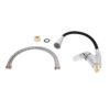 Смеситель для кухни Lidz Tani 007F3 с гибким изливом (k40) LDTAN007F3BCR37649 Chrome/Black Змішувач для кухні Lidz Tani 007F3 з гнучким виливом (k40) LDTAN007F3BCR37649 Chrome/Black