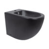 Биде напольное Qtap Robin 565x360x405 Matt black QT13442141CMB Біде підлогове Qtap Robin 565x360x405 Matt black QT13442141CMB
