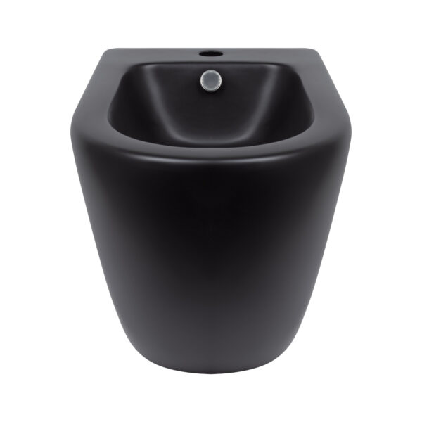 Биде напольное Qtap Robin 565x360x405 Matt black QT13442141CMB Біде підлогове Qtap Robin 565x360x405 Matt black QT13442141CMB