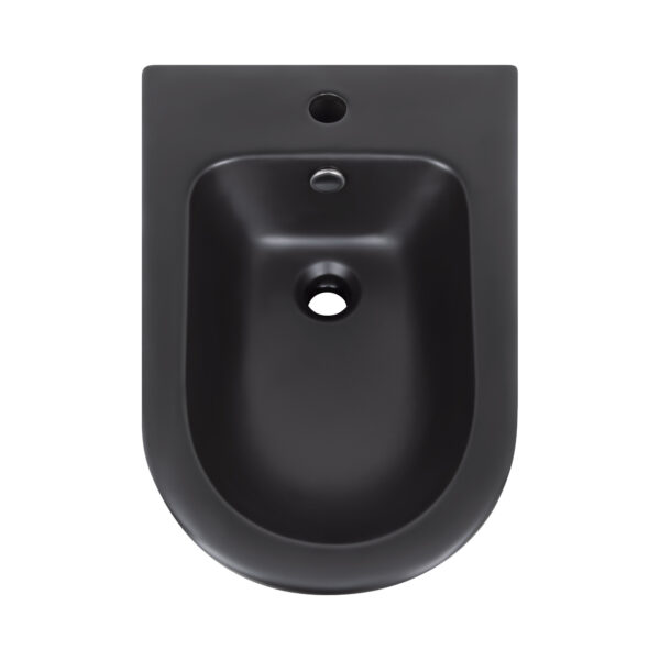 Биде напольное Qtap Robin 565x360x405 Matt black QT13442141CMB Біде підлогове Qtap Robin 565x360x405 Matt black QT13442141CMB