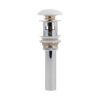 Донний клапан для раковини Qtap PU02O 225х70х70 White з переливом Донний клапан для раковини Qtap PU02O 225х70х70 White з переливом