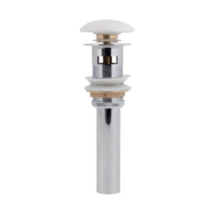 Донний клапан для раковини Qtap PU02O 225х70х70 White з переливом Донний клапан для раковини Qtap PU02O 225х70х70 White з переливом