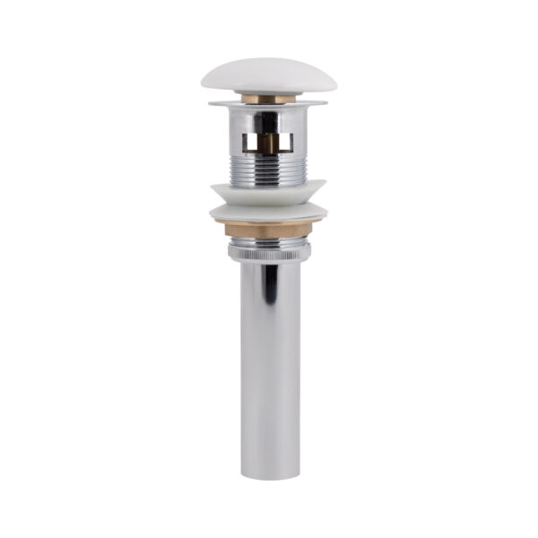 Донний клапан для раковини Qtap PU02O 225х70х70 White з переливом Донний клапан для раковини Qtap PU02O 225х70х70 White з переливом