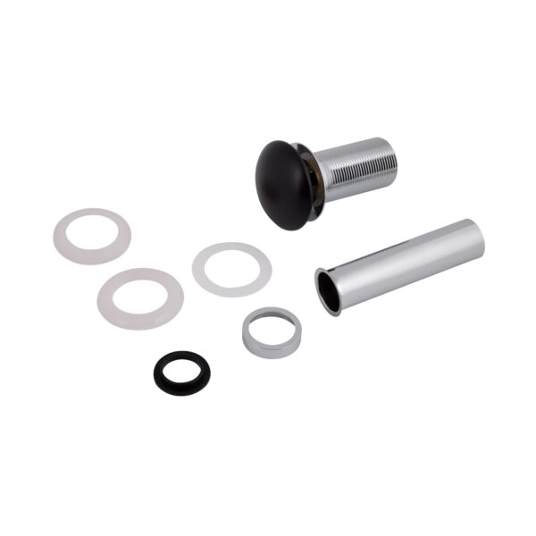 Донний клапан для раковини Qtap PU03 225х70х70 Matt black Донний клапан для раковини Qtap PU03 225х70х70 Matt black