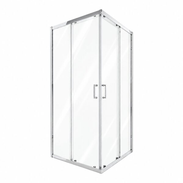 Душевая кабина Qtap Taurus CRM1011SC6 100x100 см, стекло Clear 6 мм, покрытие CalcLess без поддона Душова кабіна Qtap Taurus CRM1011SC6 100x100 см, скло Clear 6 мм, покриття CalcLess без піддона