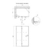 Душова кабіна Qtap Capricorn CRM10128RC6 120x80 см, скло Clear 6 мм, покриття CalcLess без піддона Душова кабіна Qtap Capricorn CRM10128RC6 120x80 см, скло Clear 6 мм, покриття CalcLess без піддона