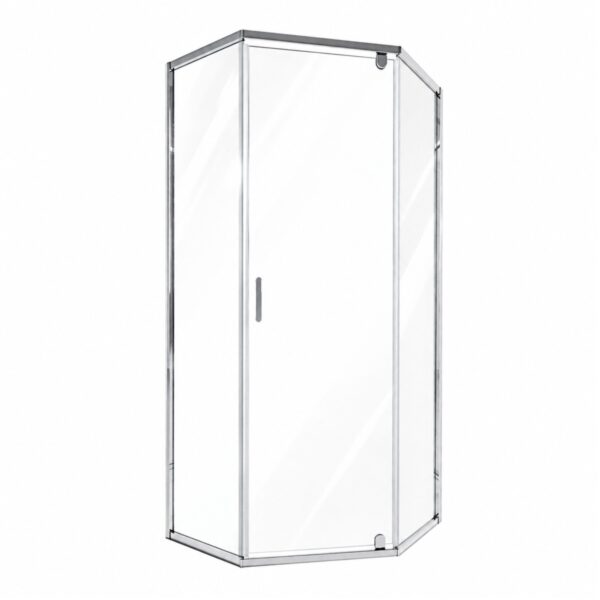 Душова кабіна Qtap Scorpio CRM10115-AC6 100x100 см, скло Clear 6 мм, покриття CalcLess, без піддона