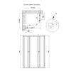 Душевая кабина Qtap Pisces CRM107-9SP5 75-90x75-90 см, стекло Pear 5 мм без поддона Душова кабіна Qtap Pisces CRM107-9SP5 75-90x75-90 см, скло Pear 5 мм без піддона