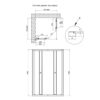Душова кабіна Qtap Pisces BLA107-9SC5 75-90x75-90 см, скло Clear 5 мм без піддона Душова кабіна Qtap Pisces BLA107-9SC5 75-90x75-90 см, скло Clear 5 мм без піддона