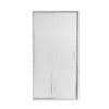 Душові двері в нішу Qtap Taurus CRM209-1.C6 90-100x200 см, скло Clear 6 мм, покриття CalcLess