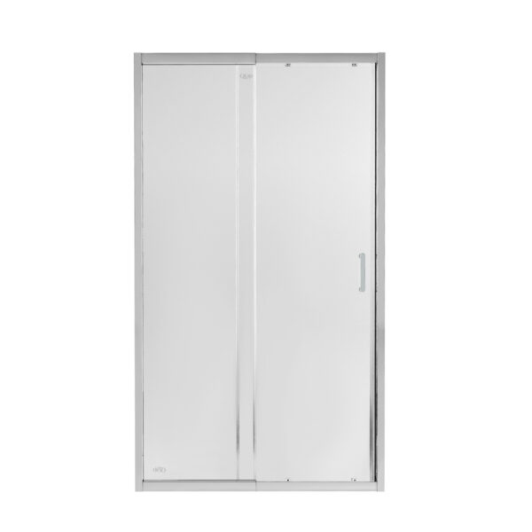 Душевая дверь в нишу Qtap Taurus CRM201-11.C6 110-120x200 см, стекло Clear 6 мм, покрытие CalcLess Душові двері в нішу Qtap Taurus CRM201-11.C6 110-120x200 см, скло Clear 6 мм, покриття CalcLess