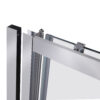 Душові двері в нішу Qtap Taurus CRM2012-13.C6 120-130x200 см, скло Clear 6 мм, покриття CalcLess
