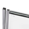 Душові двері в нішу Qtap Taurus CRM2013-14.C6 130-140x200 см, скло Clear 6 мм, покриття CalcLess