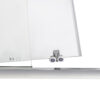 Душові двері в нішу Qtap Taurus CRM2013-14.C6 130-140x200 см, скло Clear 6 мм, покриття CalcLess