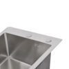 Мийка для кухні інтегрована Lidz Handmade H4050 (LDH4050BRU39258) Brushed Steel 3,0/1,0 мм Мийка для кухні інтегрована Lidz Handmade H4050 (LDH4050BRU39258) Brushed Steel 3,0/1,0 мм
