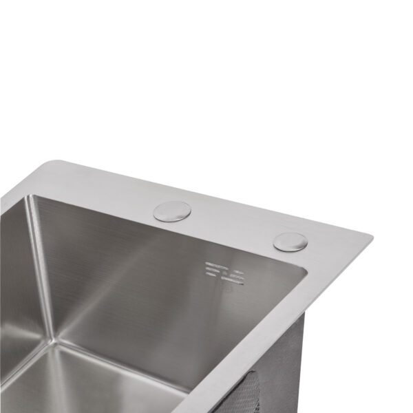 Мийка для кухні інтегрована Lidz Handmade H4050 (LDH4050BRU39258) Brushed Steel 3,0/1,0 мм Мийка для кухні інтегрована Lidz Handmade H4050 (LDH4050BRU39258) Brushed Steel 3,0/1,0 мм