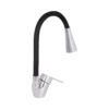 Смеситель для кухни Lidz Tani 008F3 с гибким изливом (k40) LDTAN008F3BCR39484 Chrome/Black Змішувач для кухні Lidz Tani 008F3 з гнучким виливом (k40) LDTAN008F3BCR39484 Chrome/Black