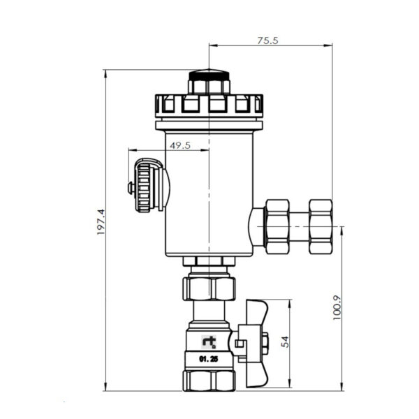 Фильтр с магнитом Thermo Alliance Standart 3/4" SF129W20 Фільтр з магнітом Thermo Alliance Standart 3/4" SF129W20