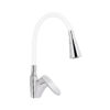 Смеситель для кухни Lidz Tani 007F3 с гибким изливом (k40) LDTAN007F3WCR40423 Chrome/White Змішувач для кухні Lidz Tani 007F3 з гнучким виливом (k40) LDTAN007F3WCR40423 Chrome/White