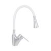 Смеситель для кухни Lidz Tani 007F3 с гибким изливом (k40) LDTAN007F3WCR40423 Chrome/White Змішувач для кухні Lidz Tani 007F3 з гнучким виливом (k40) LDTAN007F3WCR40423 Chrome/White
