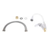 Смеситель для кухни Lidz Tani 007F3 с гибким изливом (k40) LDTAN007F3WCR40423 Chrome/White Змішувач для кухні Lidz Tani 007F3 з гнучким виливом (k40) LDTAN007F3WCR40423 Chrome/White