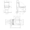 Унітаз-компакт Qtap Kalao безобідковий з сідінням Soft-close QT08221213AW Унітаз-компакт Qtap Kalao безобідковий з сідінням Soft-close QT08221213AW
