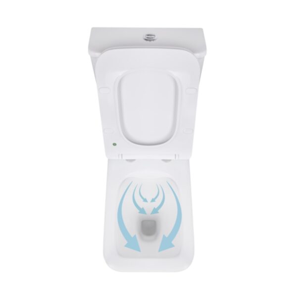 Унітаз-компакт Qtap Kalao безобідковий з сідінням Soft-close QT08221213AW Унітаз-компакт Qtap Kalao безобідковий з сідінням Soft-close QT08221213AW