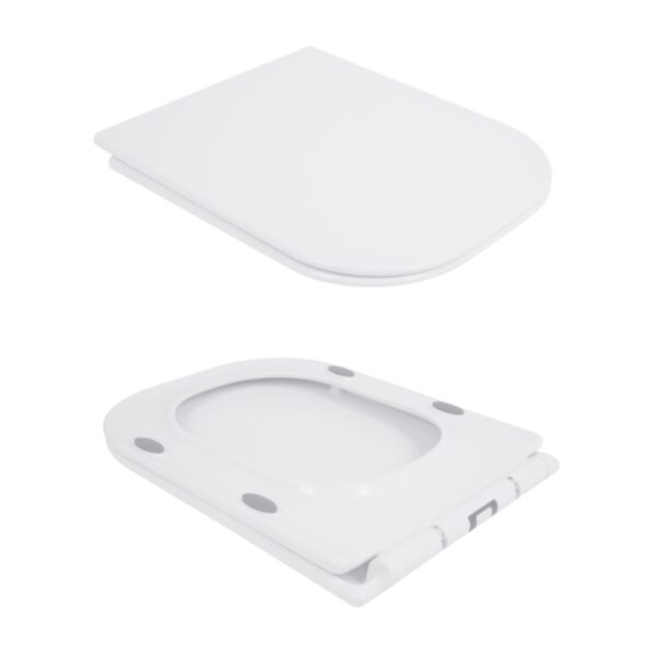 Унітаз-компакт Qtap Nando безобідковий з сидінням Soft-close QT12221222AW Унітаз-компакт Qtap Nando безобідковий з сидінням Soft-close QT12221222AW