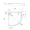 Душевой поддон Qtap Robin 308812C 80x80x12 см + сифон Душовий піддон Qtap Robin 308812C 80x80x12 см + сифон