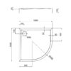 Душевой поддон Qtap Robin 301112 100x100x12 см + сифон Душовий піддон Qtap Robin 301112 100x100x12 см + сифон