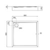 Душевой поддон Qtap Tern 308812C 80x80x12 см + сифон Душовий піддон Qtap Tern 308812C 80x80x12 см + сифон