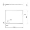 Душевой поддон Qtap Tern 301812C 100x80x12 см + сифон Душовий піддон Qtap Tern 301812C 100x80x12 см + сифон
