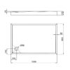 Душевой поддон Qtap Tern 3012812 120x80x12 см + сифон Душовий піддон Qtap Tern 3012812 120x80x12 см + сифон