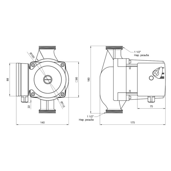 Насос циркуляційний Thermo Alliance LPS 25/80/180 Насос циркуляційний Thermo Alliance LPS 25/80/180