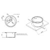 Кухонная мойка Lidz D510/200 ANT-15 (LIDZANT15D510200) Кухонна мийка Lidz D510/200 ANT-15 (LIDZANT15D510200)
