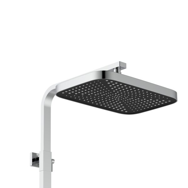 Душевая система для кабины Qtap Capricorn на три потребителя (с изливом) 53103KNC Chrome Душова система для кабіни Qtap Capricorn на три споживачі (з виливом) 53103KNC Chrome